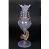 Image 1 : Venetian Gilt Opaline to Clear Glass Vase