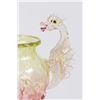 Image 2 : Venetian Gilt Yellow & Pink Glass Dragon Coupe