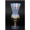 Image 1 : Venetian Gilt Opaline to Clear Glass Coupe