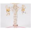 Image 3 : Venetian Gilt Pink Glass Seahorse Coupe