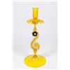 Image 1 : Amber Venetian Glass Candlestick