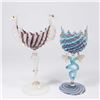 Image 1 : 2 Venetian Swirl Glass Card Holders