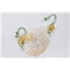Image 3 : 2 Venetian Gilt Pink & Opaline Glass Card Holders