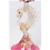 Image 3 : Venetian Gilt Pink & Clear Glass Dragon Vase