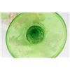 Image 5 : Venetian Gilt Green & Clear Glass Trumpet Vase