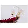 Image 2 : Venetian Gilt Ruby & Clear Glass Card Holder