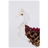 Image 3 : Venetian Gilt Ruby & Clear Glass Card Holder