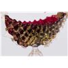 Image 4 : Venetian Gilt Ruby & Clear Glass Card Holder