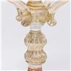 Image 4 : Venetian Gilt Pink & Clear Glass Vase