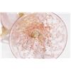 Image 6 : Venetian Gilt Pink & Clear Glass Vase
