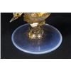 Image 3 : Venetian Gilt Opaline Glass Swan Bud Case