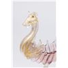 Image 3 : Venetian Gilt Violet & Clear Glass Card Holder