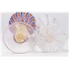 Image 8 : 2 Venetian Swirl Colored Glass Goblets