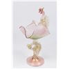 Image 1 : Venetian Gilt Rainbow Glass Dragons Compote