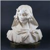 Alabaster Bust of Lady, Giovanni Pochini
