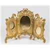 Gilt Bronze French Belle Epoque Trifold Frame