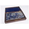 Image 1 : Vintage Drafting Tool Set in Rosewood Box