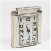 French Art Deco Dep-Polaire Chromed Lighter/Clock