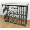 Image 2 : Wrought Iron Marble Top Console