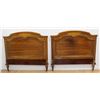 Image 2 : Pair French Walnut Beds