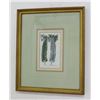 Image 4 : 2 Antique Hand Colored Etchings of Plants