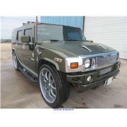 2003 - HUMMER H2 ( TEXAS REG ONLY)