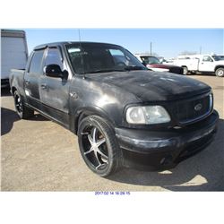 2001 - FORD F150 ( TEXAS REG ONLY)