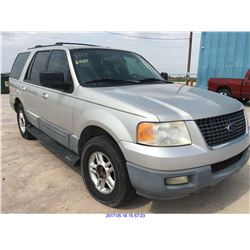 2003 - FORD EXPEDITION (TEXAS REG ONLY)
