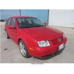 2003 - VOLKSWAGEN JETTA ( TEXAS REG ONLY)