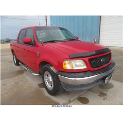 2001 - FORD F150 ( TEXAS REG ONLY)