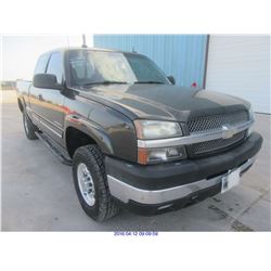 2004 - CHEVROLET SILVERADO 2500  ( TEXAS REG ONLY) // REBUILT SALVAGE