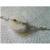 Image 2 : BRACELET - 9 OVAL FACETTED MULTI GEMSTONES & DIAMOND IN STERLING SILVER SETTING - RETAIL ESTIMATE $4