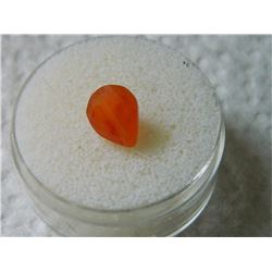 PEAR FACETED FIRE OPAL - 10.7 X 8.4 X 5.1mm