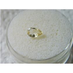 PEAR FACETTED CITRINE - ~.63CT #1012