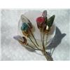 Image 3 : BROOTCH - LOOKS CORO STYLE - ASSORTED BOUCHET OF 6 GEMSTONES