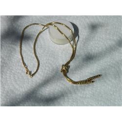 NECKLACE - RETRO (1970'S) AMWAY NECKLACE - STAMPED ARTISTRY