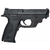 Image 1 : Smith & Wesson 10175 M& P Double 40 S& W 4.25" 15+1 Black Interchangeable Backstrap Grip Black Stain