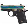 Image 1 : Sig Sauer 238380EDGE P238 Edge SAO 380 ACP 2.7" 6+1 Blk G10 Grips Rainbow Edge PVD