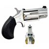 Image 1 : NAA PUGT Magnum Pug Single 22 Winchester Magnum Rimfire (WMR) 1" 5 Black Rubber Stainless