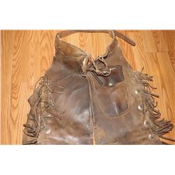 Old Cowboy Working Chaps