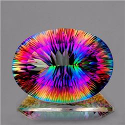 Natural Rainbow Mystic Quartz 31.25 Cts - VVS