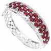 Image 1 : Natural Pigeon Blood Red Ruby Bangle