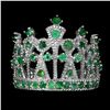 Image 1 : Natural Emerald 24 Carats Crown Ring
