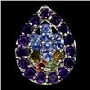 Image 1 : Natural Multi Gemstone 59 Carats Ring