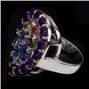 Image 3 : Natural Multi Gemstone 59 Carats Ring