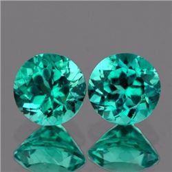 Natural  Paraiba Green Blue Apatite 7.00 mm - VVS