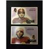 Image 1 : 1955 JOHN CARSON & GENE BRITO FOOTBALL TRADING CARDS (REDSKINS)