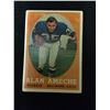 Image 1 : 1958 ALAN AMECHE #12 TOPPS FOOTBALL TRADING CARD