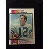 Image 1 : 1973 ROGER STAUBACH #475 TOPPS FOOTBALL TRADING CARD