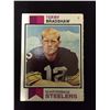 Image 1 : 1973 TERRY BRADSHAW #15 TOPPS FOOTBALL TRADING CARD